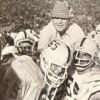 labama coach Paul "Bear" Bryant is carried off the field by his Crimson Tide players after surprising USC in the 1971 season opener