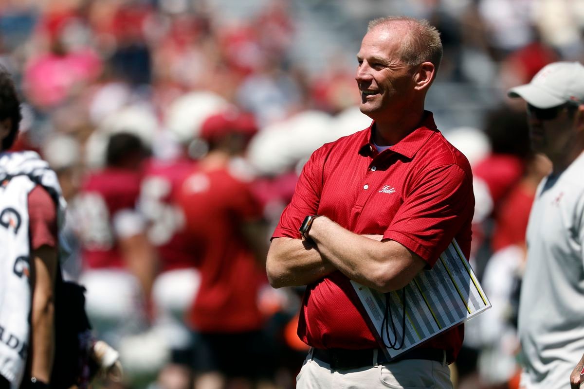 Alabama Crimson Tide coach Kalen DeBoer